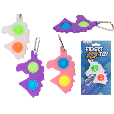 Metall-Schlüsselanhänger, Fidget Pop Toy,