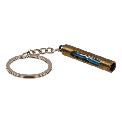 Metall-Schlüsselanhänger, Fidget-Sanduhr,