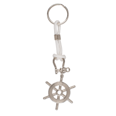 Metall-Schlüsselanhänger mit Kordel, Maritim,