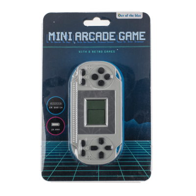 Mini arcade game, Retro, with 8 games