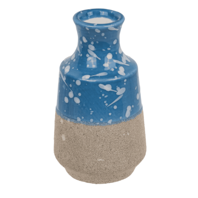 Mini ceramic vase, 8 x 5 cm, stoneware,