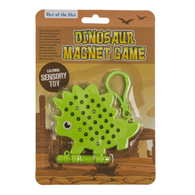 Mini gioco magnetico con portachiavi, dinosauro