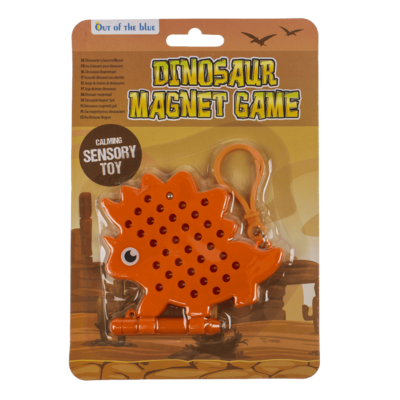 Mini gioco magnetico con portachiavi, dinosauro