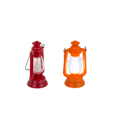 Mini LED storm lantern, 9 x 4 cm,