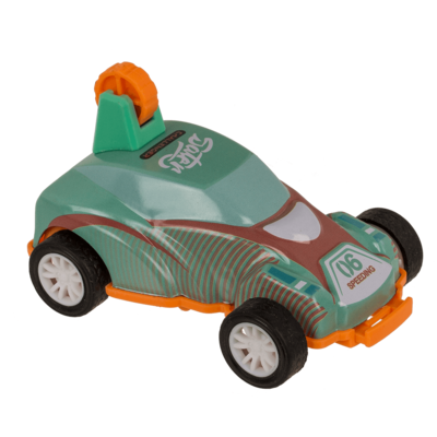 Mini stunt car with pull back, approx. 8 cm,