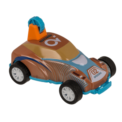 Mini stunt car with pull back, approx. 8 cm,