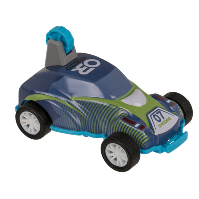 Mini stunt car with pull back, approx. 8 cm,