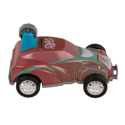 Mini stunt car with pull back, approx. 8 cm,