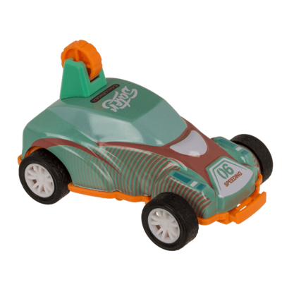 Mini-Stuntauto mit Rückziehmotor, ca. 8 cm,