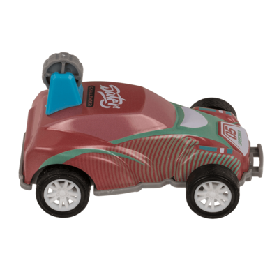 Mini-Stuntauto mit Rückziehmotor, ca. 8 cm,
