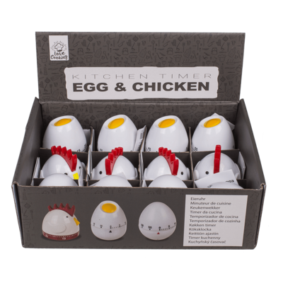 Minuteur en matière plastique, Egg & Chicken,