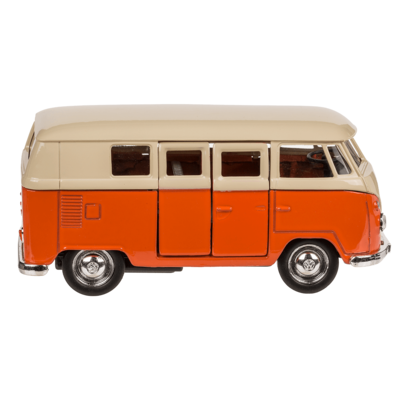 Model car with pull back, VW T1 Bus 1963,