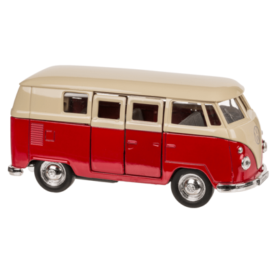 Model car with pull back, VW T1 Bus 1963,