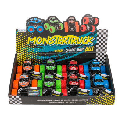 Monster-Truck, ca. 9,5 x 8 cm,