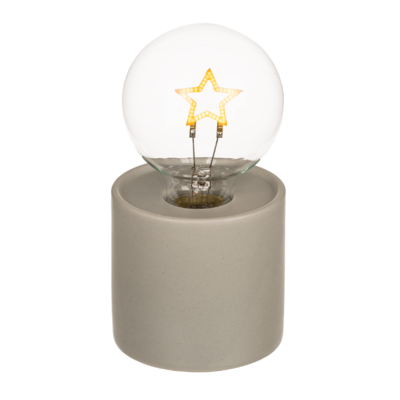 Motif light bulb, Christmas, 8,5 x 16 cm,