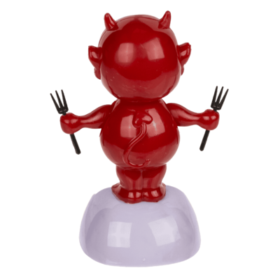 Movable figure, baby devil, with solar cell,