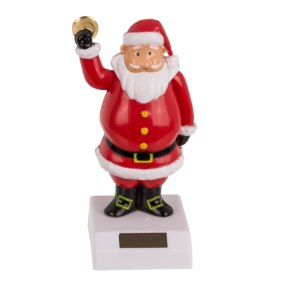 Moveable figurine, Santa Claus with bell,