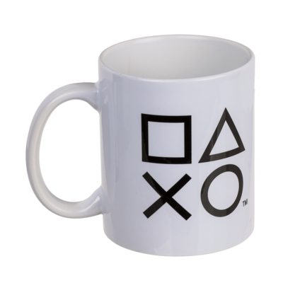 Mug , Playstation (Symbole), pour env. 325 ml,