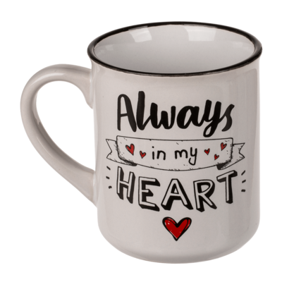 Mug, Always in my heart,