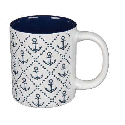 Mug, anchor,