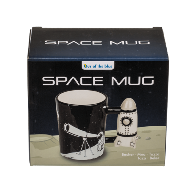 Mug, Astronaute avec manche de fusée,