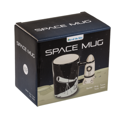 Mug, Astronaute avec manche de fusée, [78/8356] - Out of the blue KG -  Online-Shop