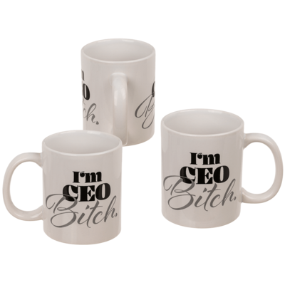 Mug, Ceo-Bitch, Stoneware,