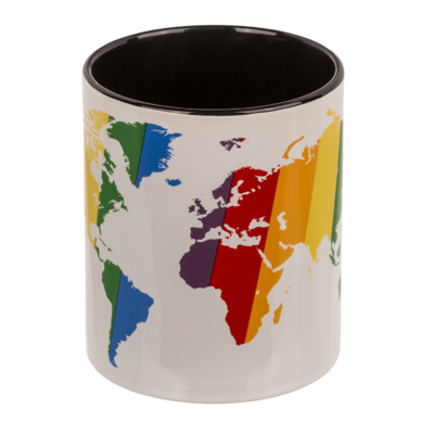 Mug, Colorful World, Stoneware,
