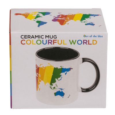 Mug, Colorful World, Stoneware,