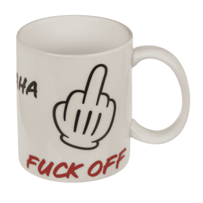 Mug, Fuck Off, Ceramic, 8 x10 cm,