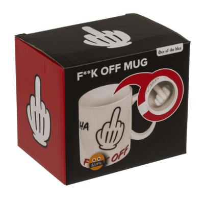 Mug, Fuck Off, en céramique, 8 x 10 cm,