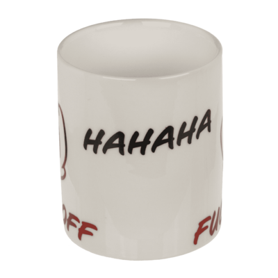 Mug, Fuck Off, en céramique, 8 x 10 cm,