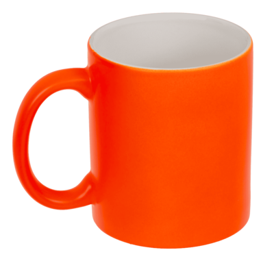 Mug, Neon Orange, made of stoneware, 9 x 8.5 cm,