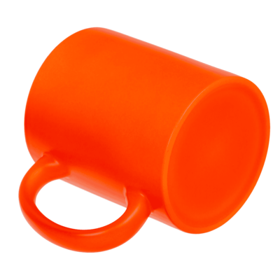 Mug, Neon Orange, made of stoneware, 9 x 8.5 cm,