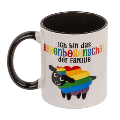 Mug, Rainbow-Sheep, Stoneware,