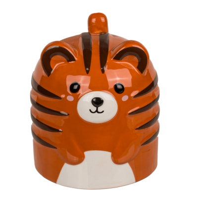 Mug, Tigre, à l'envers, env. 12 x 14 cm,