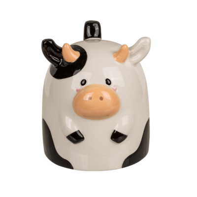 Mug, Vache, à l'envers, env. 12 x 14 cm,