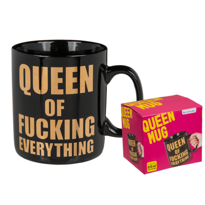 Mug en faïence, Queen of fucking everything,