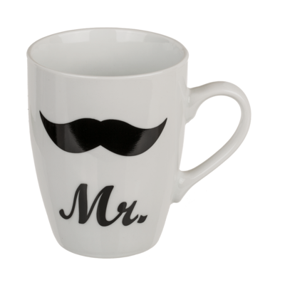 Mug New Bone China, Mr & Mrs,