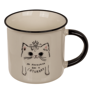 Mug New Bone Chine, Funny Kitten,