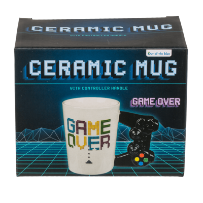 Mug with controller handle, Game over,