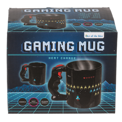 Mug with controller handle, Power Up,