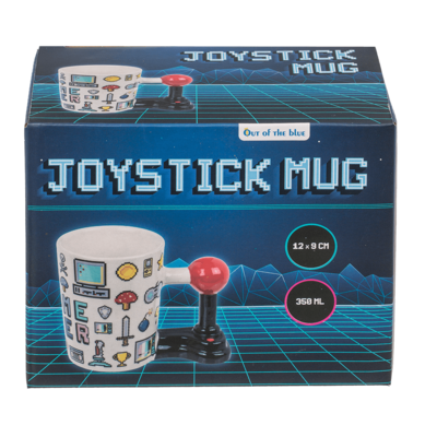 Mug with joystick handle, Game Over,