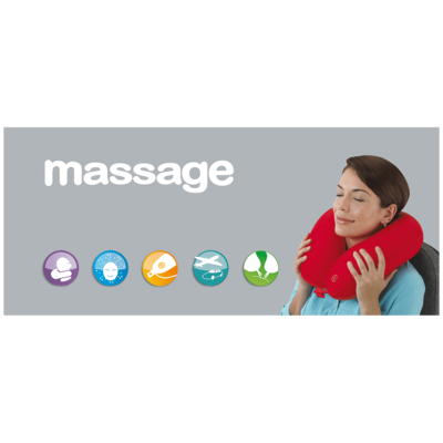 Nacken-Massagegerät, ca. 31 x 30 cm,