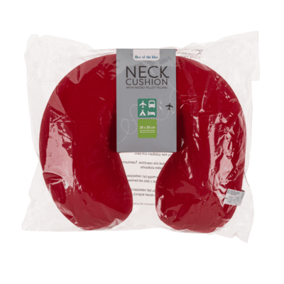 Neck cushion with micro pellet filling,