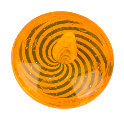 Neon-Kreisel aus Kunststoff, ca. 3,8 cm, 3 Stück