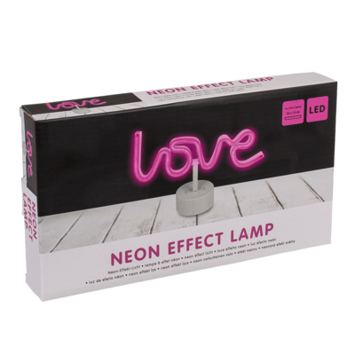 Neon Lamp, Love, 32 x 12 cm,