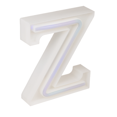 Neon-Leuchtbuchstabe, Z, Höhe:16 cm,