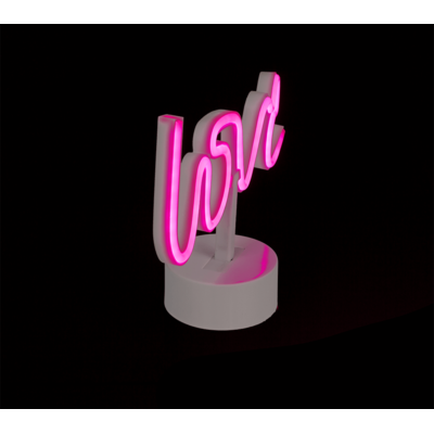 Neon-Leuchte, Love, 32 x 12 cm,