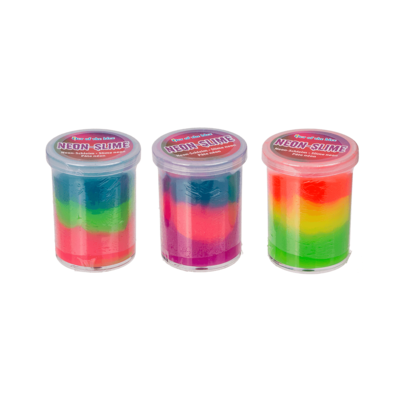 Neon-Schleim, Rainbow, ca. 65 g,